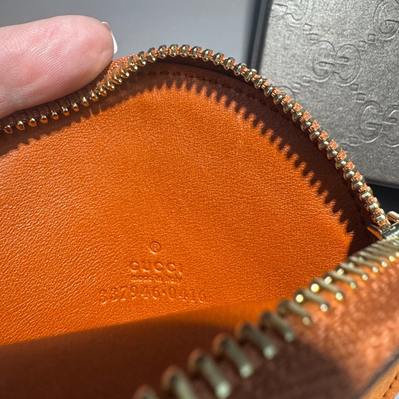 GUCCI Soho Disco Interlocking G Nubuck Zip Around Coin Purse~NWOT Comes w/COA - Picture 3 of 9